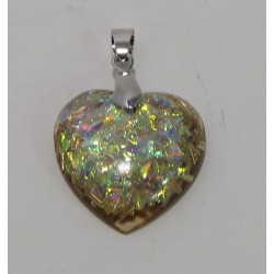 Orgonit přívěšek Aqua-aura 2,5cm