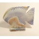 Kamenná figurka soška ONYX ryba modrá