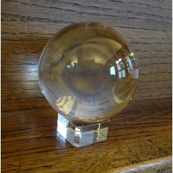 Křišťálová koule s podstavcem 8 cm