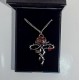 Šperkový amulet Kříž s růží