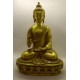Buddha mosazná kovová soška 20 cm