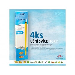 Ušní svíce HOXI NATURE - bez esenciálních olejů v plátěném pytlíku 10ks