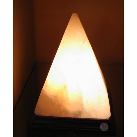 Solná pyramida jehlan lampa elektrická